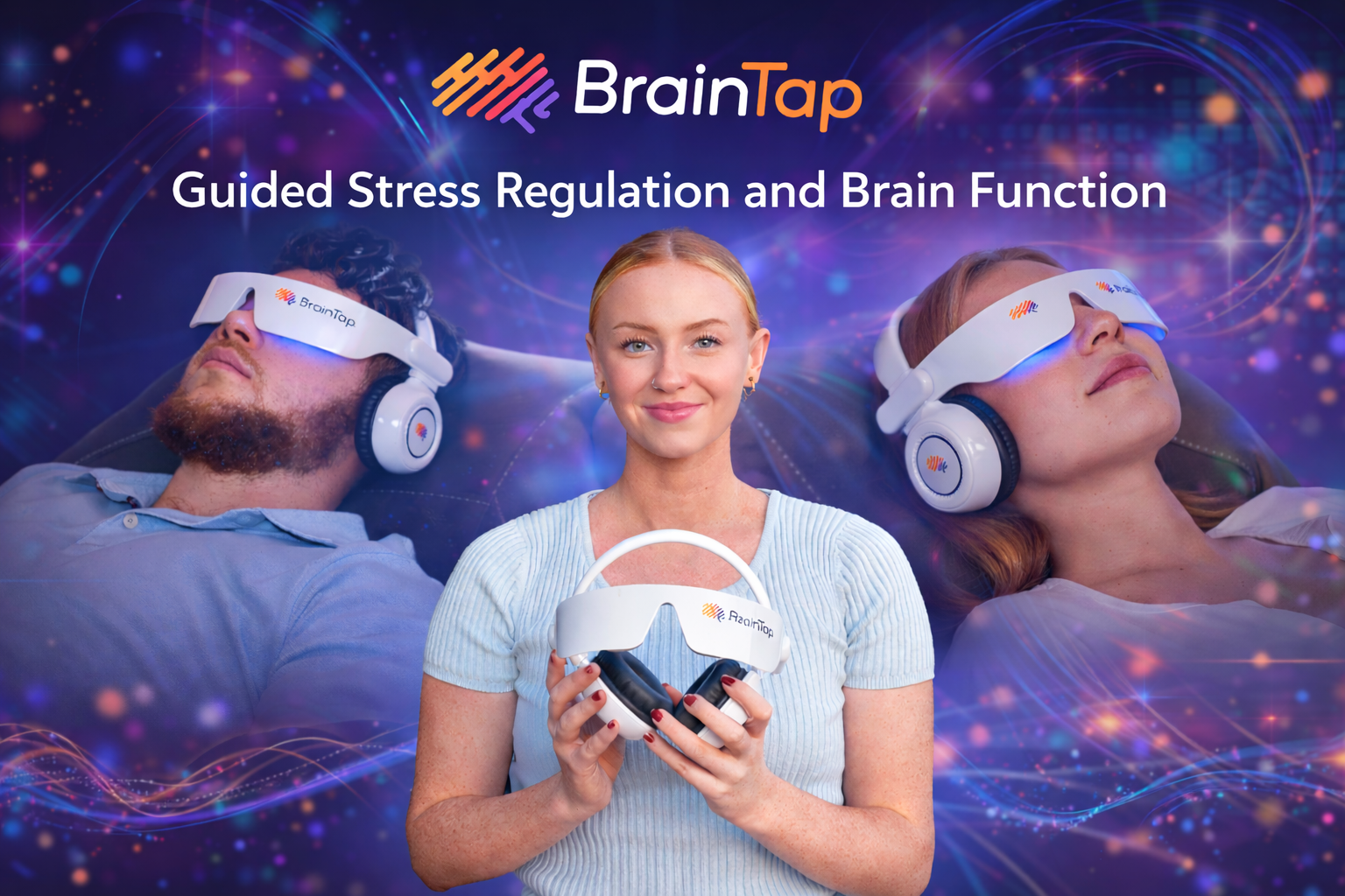 BrainTap guided relaxation anxiety support